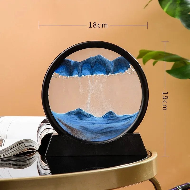 Hourglass Quicksand Moving Sand Art sea