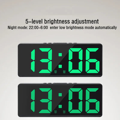 Digital Alarm Clock Voice Control Teperature