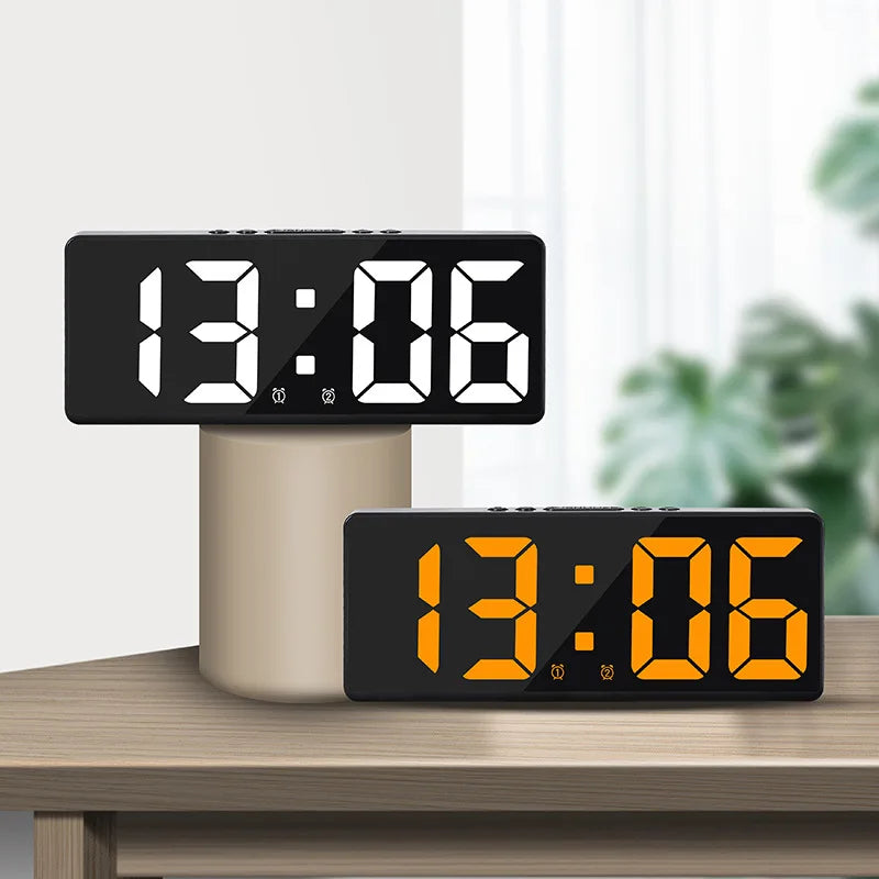 Digital Alarm Clock Voice Control Teperature