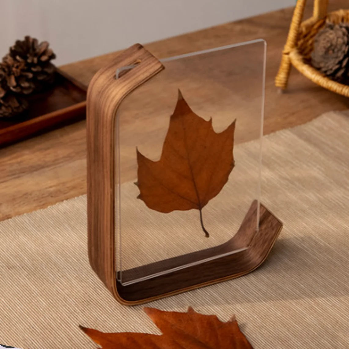 VCC Acrylic Wooden Photo Frame Herbarium