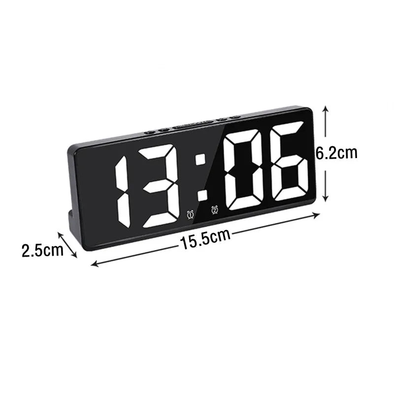 Digital Alarm Clock Voice Control Teperature